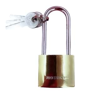 Asma Kilit Sarı Uzun 38 Mm - İthal