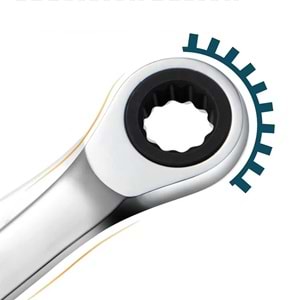 Anahtar Cırcır Kombine 11 mm Tekli Premium