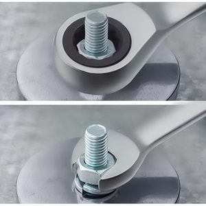 Anahtar Cırcır Kombine 11 mm Tekli Premium