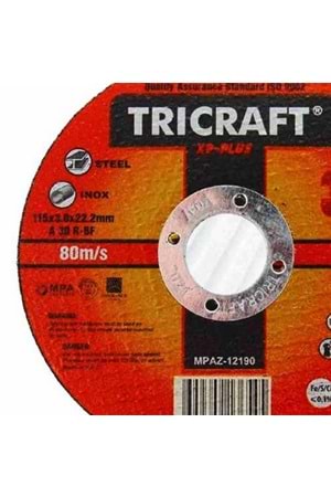 İnox Kesici Taş 180*1Mm Tricraft profesyonel taş