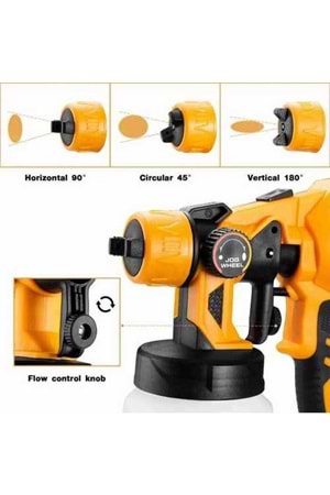 Boya Tabancası Şarjlı 18V HVLP 800 ml