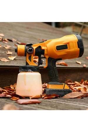 Boya Tabancası Şarjlı 18V HVLP 800 ml