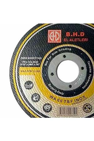 İnox Kesici Taş 115*1 Mm Bhd