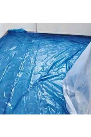 Koruyucu Örtü Branda 32 M2 İzmir Fırça Mavi Kalın Pratik Branda