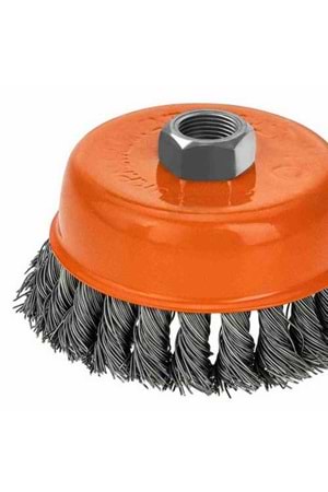 Çanak Fırça Burgulu Çanak Fırça 75 Mm