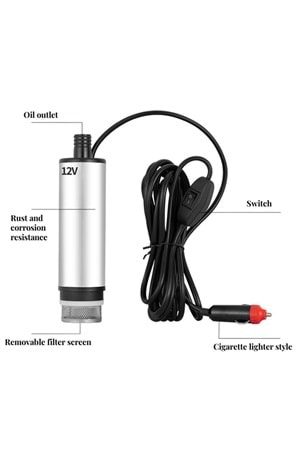 Mazot Pompası Emka Mini 12V 51 Mm Akaryakıt Pompası