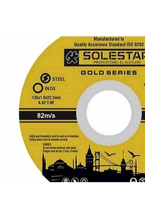 İnox Kesici Taş 115*1 Mm Solestar