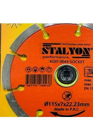 Mermer Kesici Fayans Kesici Stalyon Turbo Kesici 115 MM