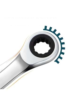 Anahtar Cırcır Kombine 11 mm Tekli Premium