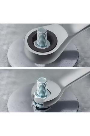 Anahtar Cırcır Kombine 11 mm Tekli Premium
