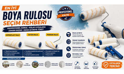 Boya Rulosu Seçimi Nasıl Yapılır? En İyi Boya Rulosu Rehberi