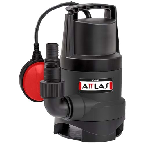 Attlas 450 K1 Plastik Gövdeli Kirli Su Dalgıç Pompası 450W