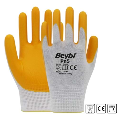 Eldiven Sarı Eldiven Beybi Pn5 Sarı Eldiven
