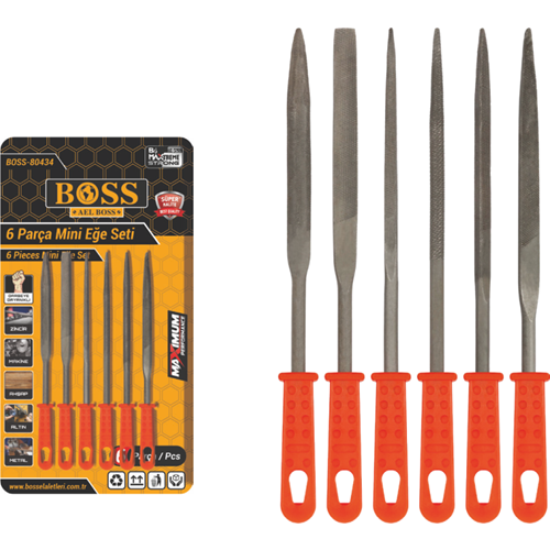 Mini Eğe Seti 6 Pcs