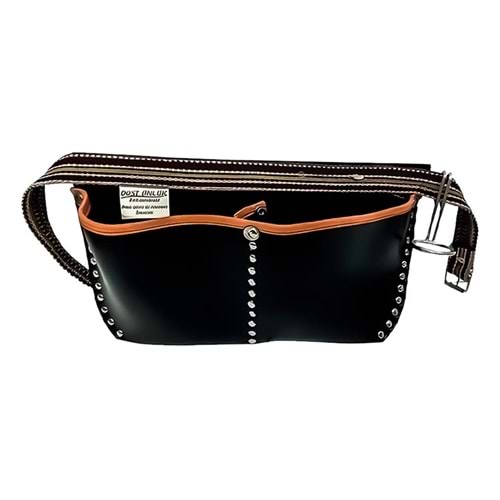 Çivi Önlüğü Suni Deri Cepli Dost Çelik – Dayanıklı ve Pratik Kullanım