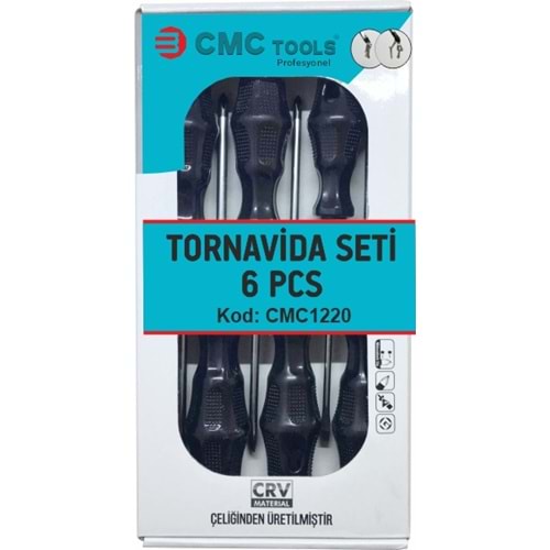6 pcs tornavida seti garantili