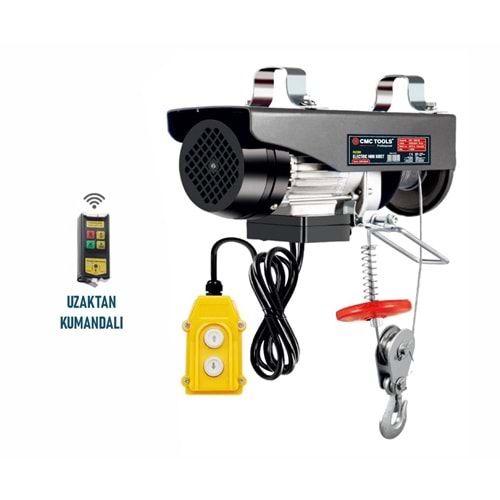 Elektirikli Vinç 400-800 Kg Uzaktan Kumandalı CMC PRO