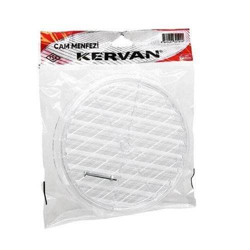 Doğalgaz Cam Menfezi Lüx Şeffaf Havalandırma Aparatı