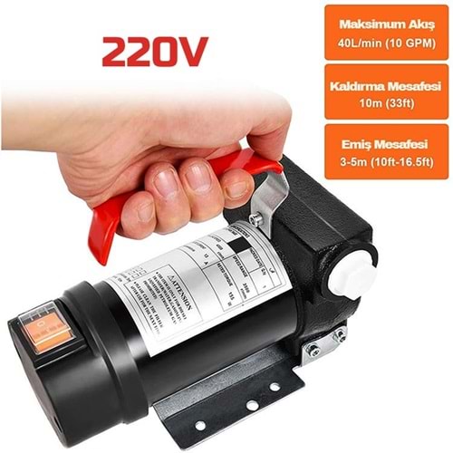 Mazot Pompası Emka Mini 220V Akaryakıt Pompası
