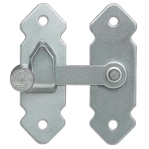 Ferforje Fransız Kilidi Saten Bahçe Kapısı Mandalı Eskitme Saten Kapı - Sandık - Kapak Mandalı Tırka