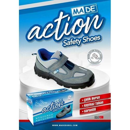 İş Ayakkabısı No: 43 Made Action Süet