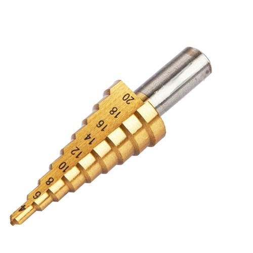 Matkap Ucu Kademeli 4-20 Mm Meşem Sac Delme