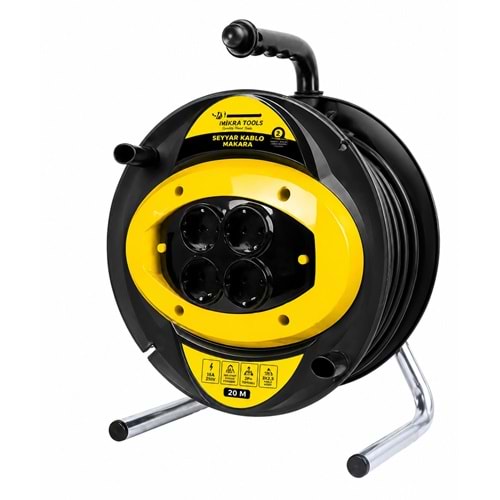 Seyyar Makaralı Kablo 3x2.5 20 Mt