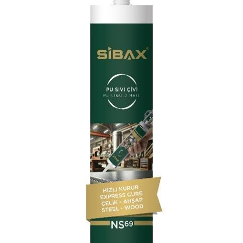 Sibax Pu Sıvı Çivi / Dolgulu Siyah 310 ml