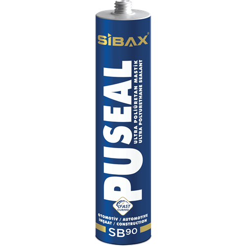 Sibax PU Poliüretan Yapıştırıcı Mastik Antrasit 280 ml SB90