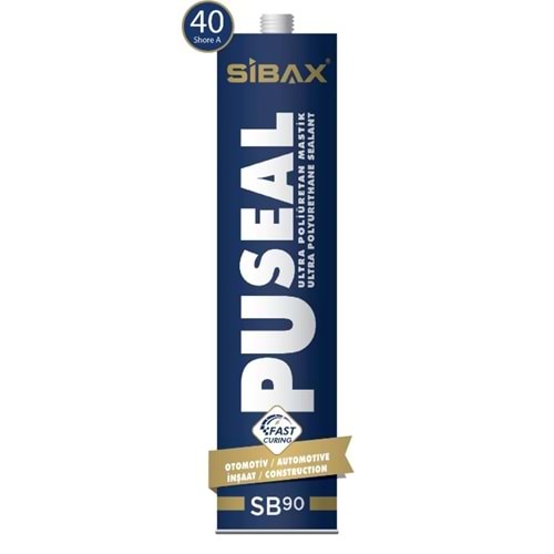 Mastik Sibax Sb90 Ultra Pu Mastik Fc Siyah 280 Ml (Dyson) Pu Mastik