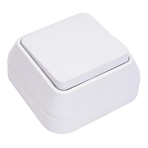 Lamba Anahtarı Alfa Tekli Sıva Üstü Anahtar