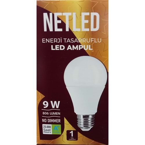 Led Ampül Netled 9 Watt Tasarruflu Aydınlatma