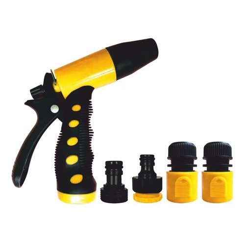 Sulama Tabancası STR, 2 Fonksiyonlu 5'Li Sulama Tabancası Seti