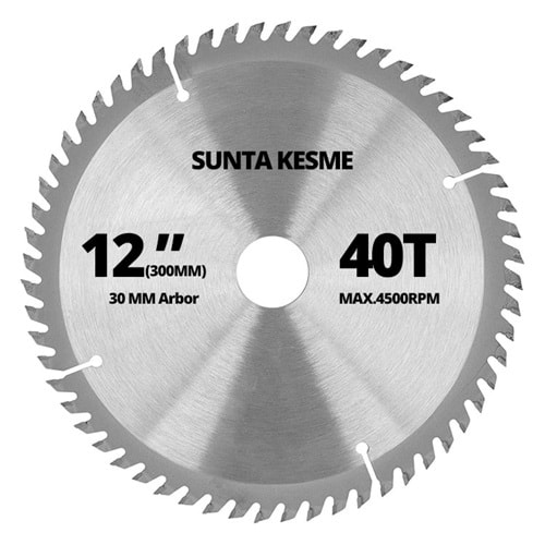 Sunta Kesme Elmaslı Ahşap ve Ağaç Kesme Testeresi 300x40Tx30 MM