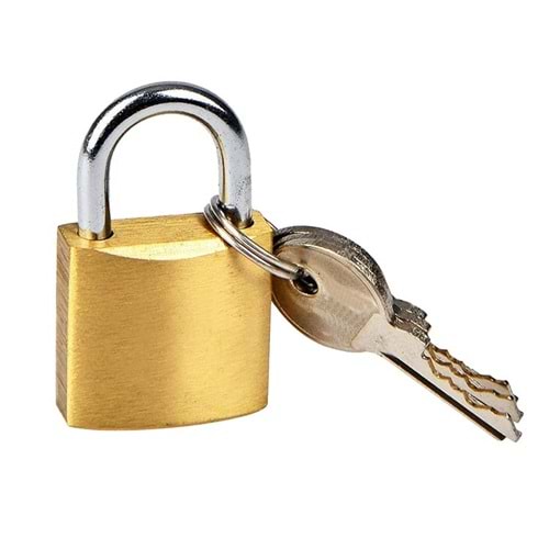 Asma Kilit TAQE Sarı Kısa Gold X 25 Mm Asma Kilit