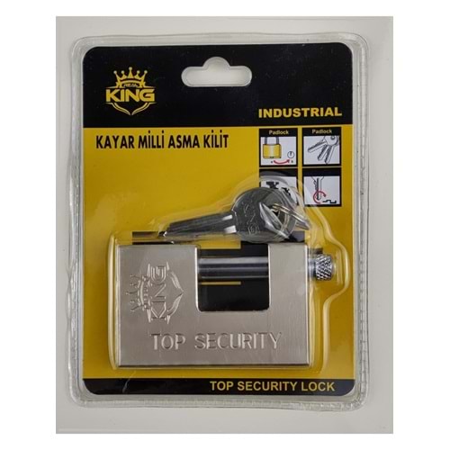 Yassı Kilit Yandan Asma Kilit 80 mm