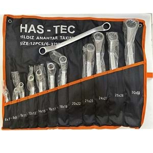 Anahtar Takımı Yıldız 12 Parça Has-Tec