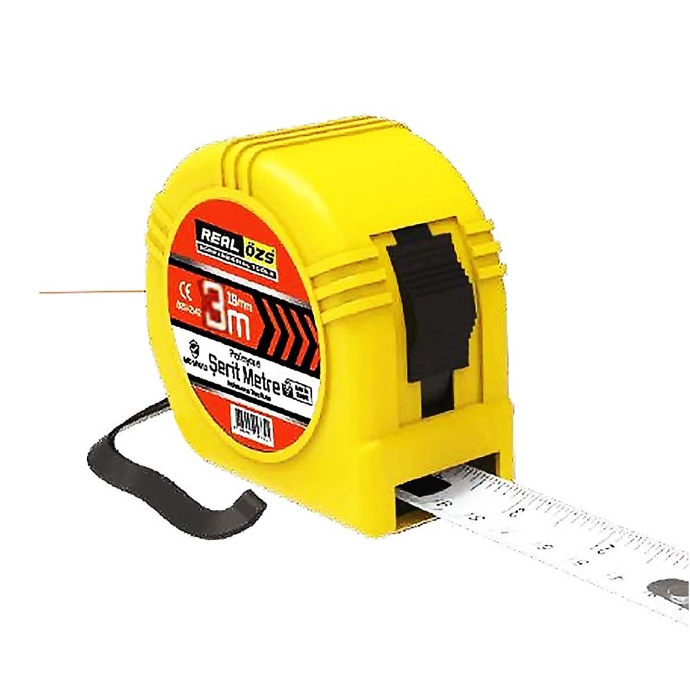 Metre Profesyonel Şerit Metre 3*16 Mm Garantili Şerit Metre