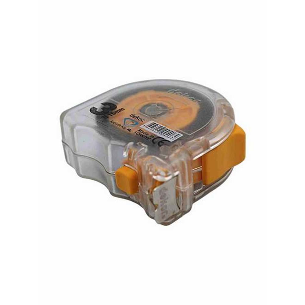 Metre Şerit şeffaf Metre Dekor 3Mx16MM