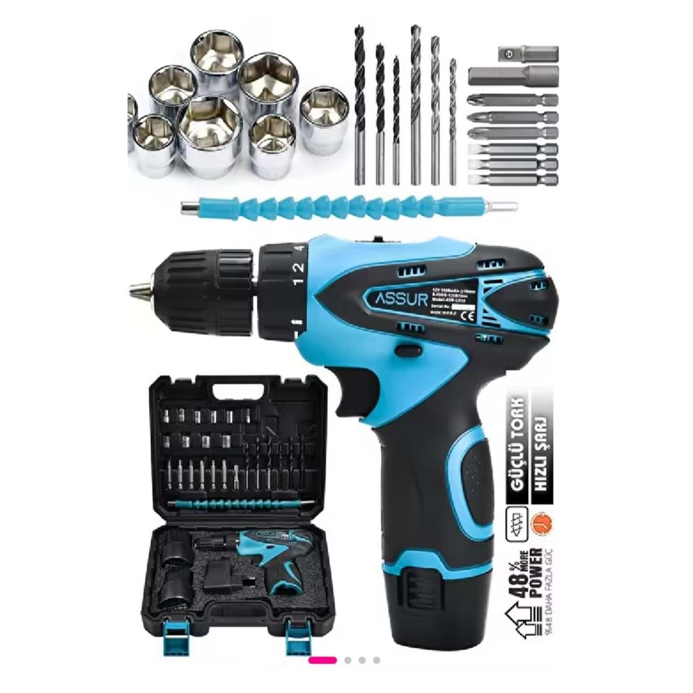 Lema şarjlı matkap 12v setli takım