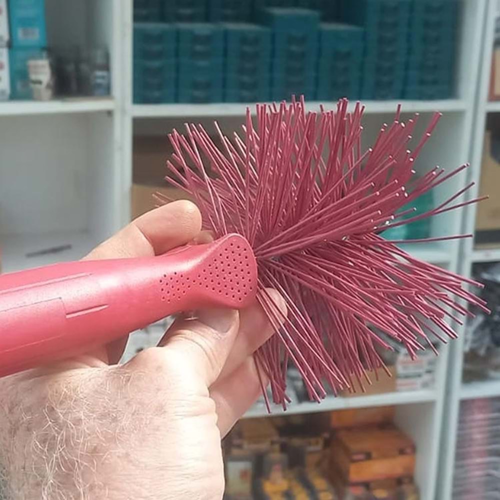Soba Borusu Temizleme Fırçası - Baca Temizleyici Fırça - Şömine Fırçası