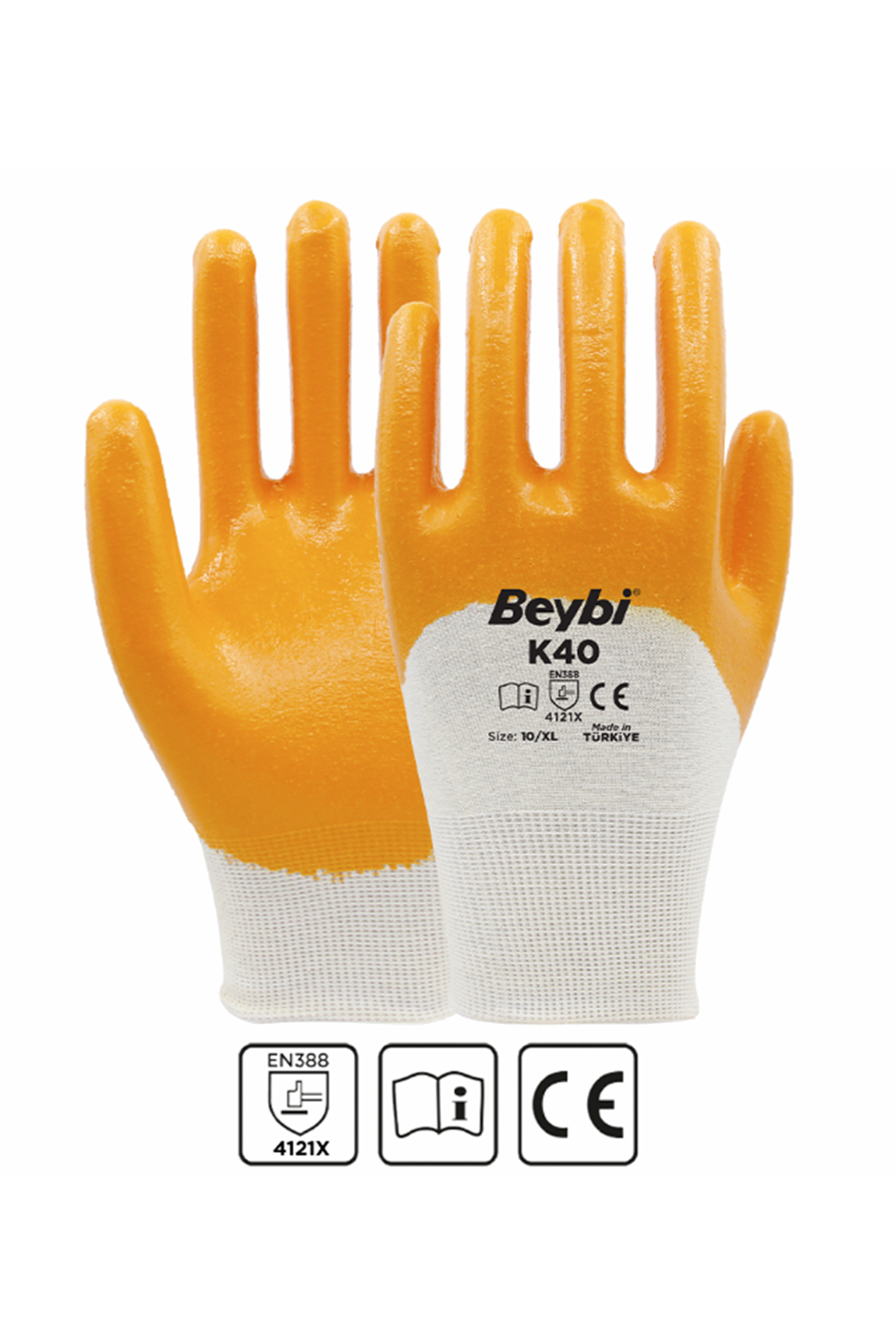 Beybi Eldiven K40 Sarı Eldiven