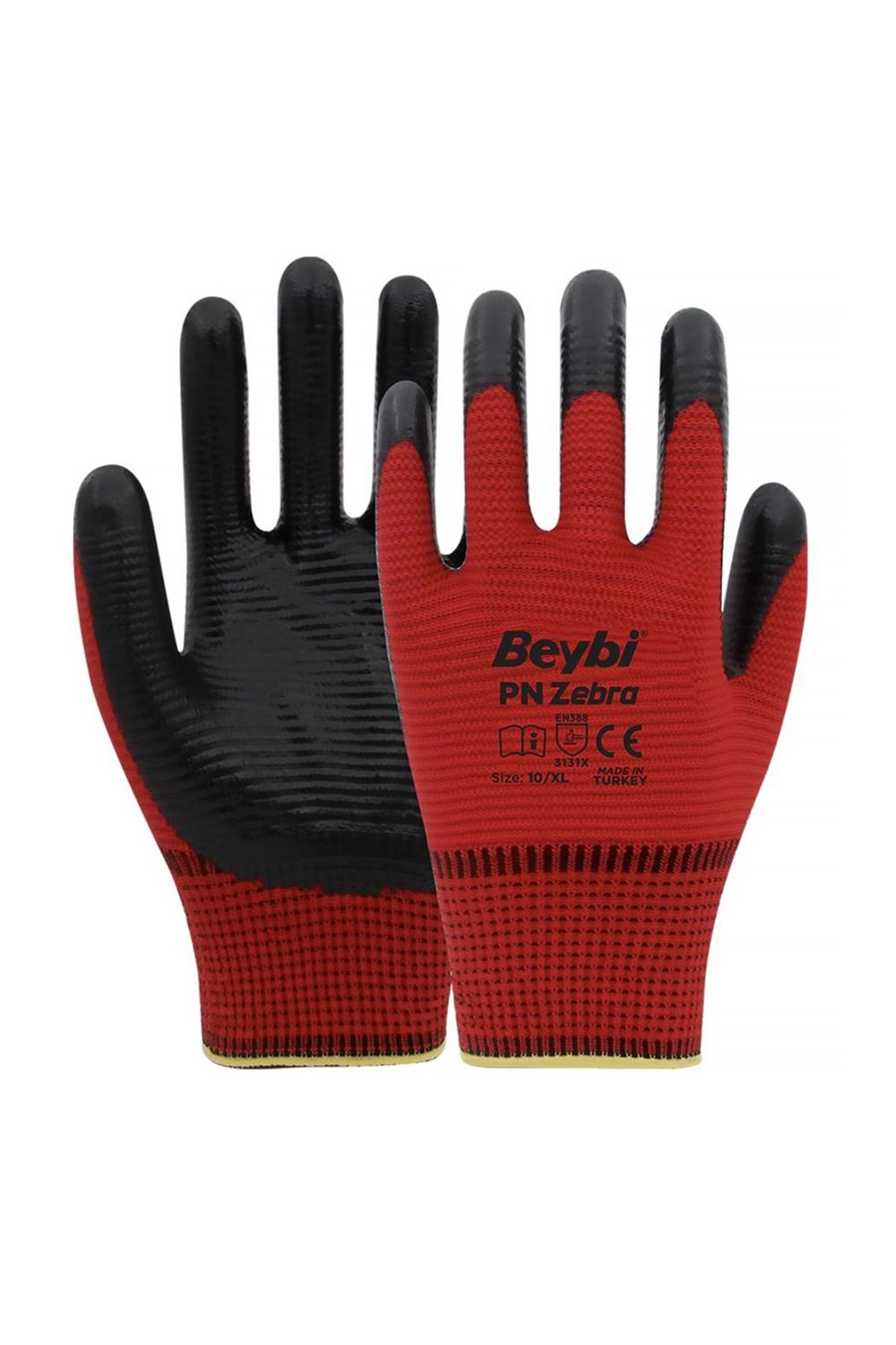 Eldiven Beybi Pn5 Zebra Kırmızı Eldiven Zebra Eldiven