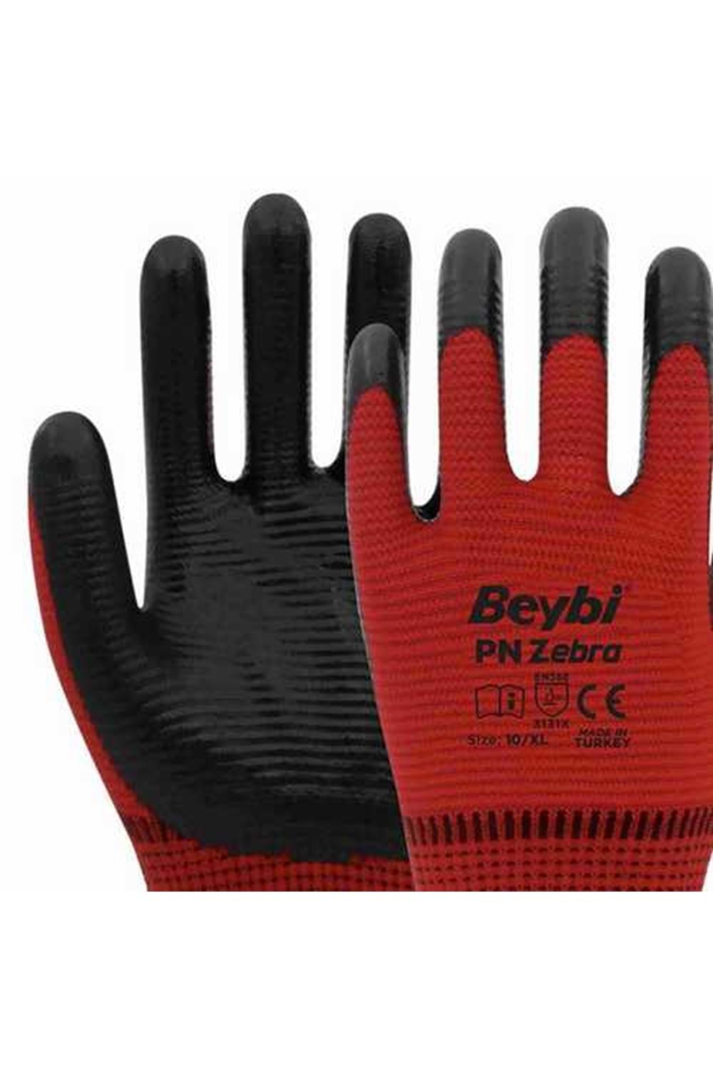 Eldiven Beybi Pn5 Zebra Kırmızı Eldiven Zebra Eldiven