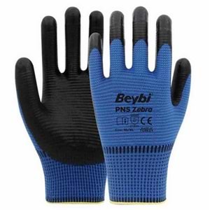 Eldiven Beybi Pn5 Zebra Mavi Eldiven Zebra Eldiven