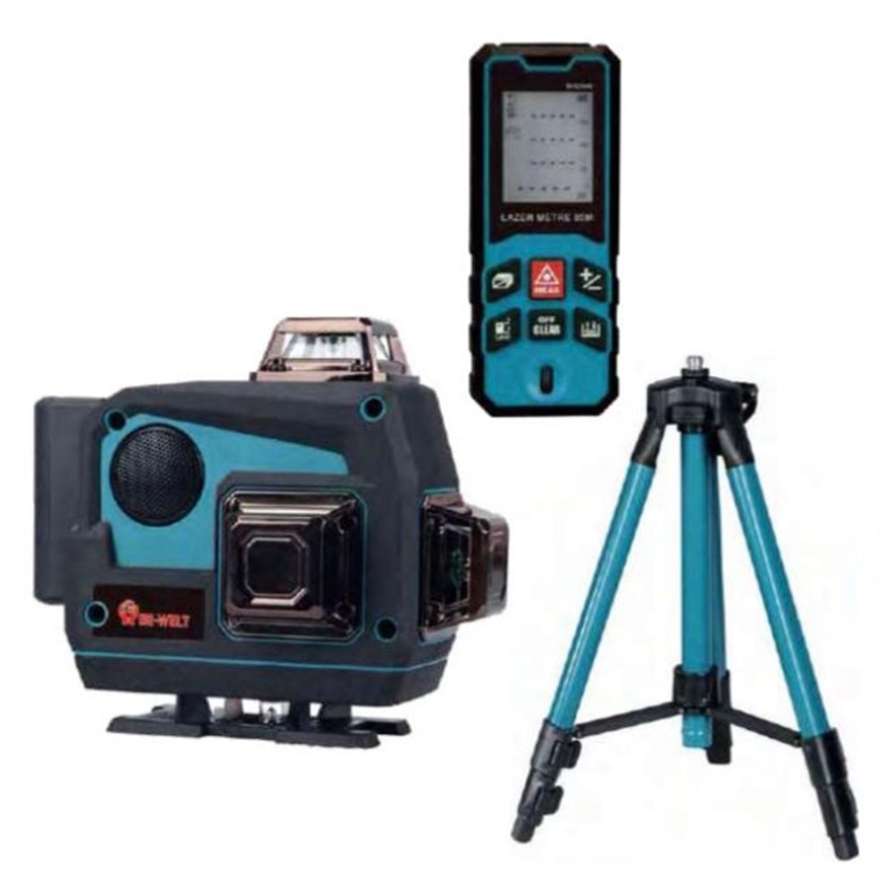 Akülü Lazer Metre 3 Lü Set