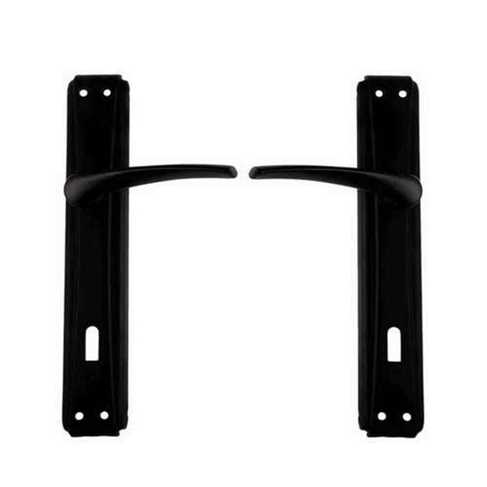 Kapı Kolu Bravo Aynalı Siyah Oda Kapı Kolu 2 Li Kapı Kolu Takım