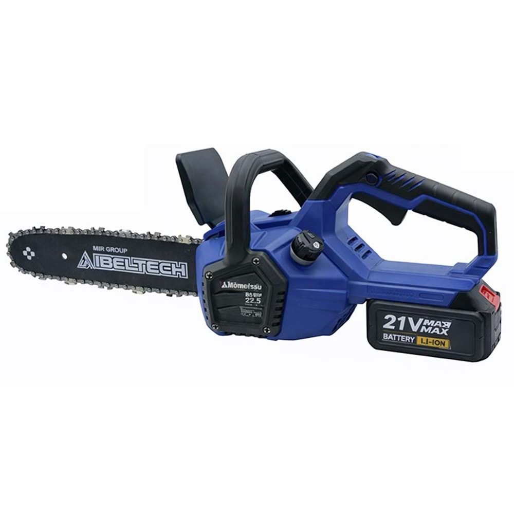 Zincirli Testere Şarjlı 21V 10 Pilli Ibeltech BSDJ-12 Çift Akü