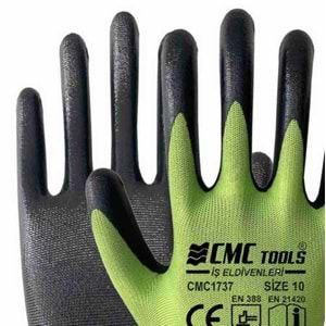 Eldiven Premium Eldiven 1/2 Yeşil-Siyah