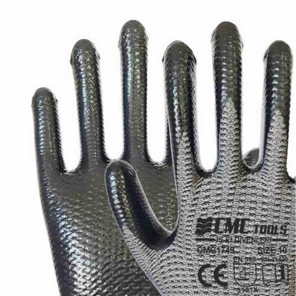 Eldiven Cmc Desenli Zebra Eldiven 1/2 Gri